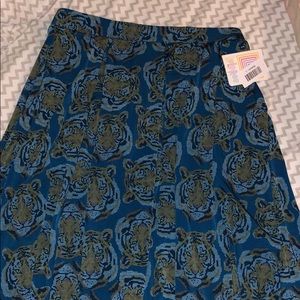 NWT Lularoe Madison Tiger skirt